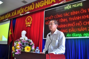 PCT. Nguyễn Văn Nưng phát biểu