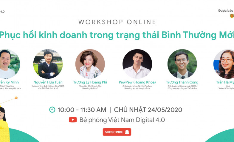 Lớp học online-Chủ đề: Phục hồi kinh doanh trong trạng thái bình thường mới