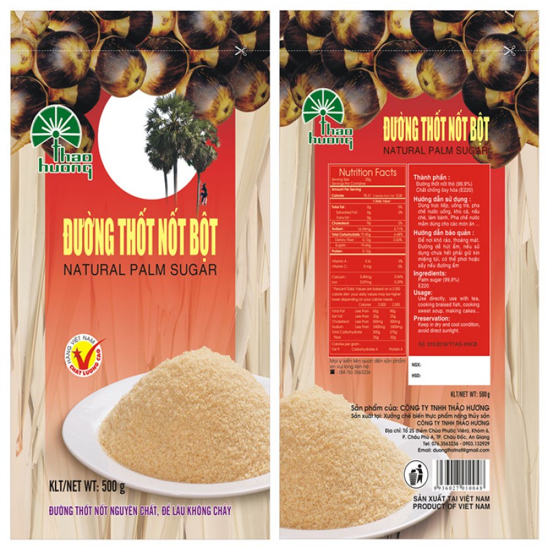 Đường Thốt Nốt (Dạng bột)