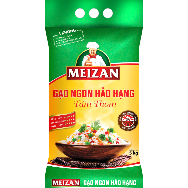 GẠO NGON HẢO HẠNG MEIZAN TÁM THƠM