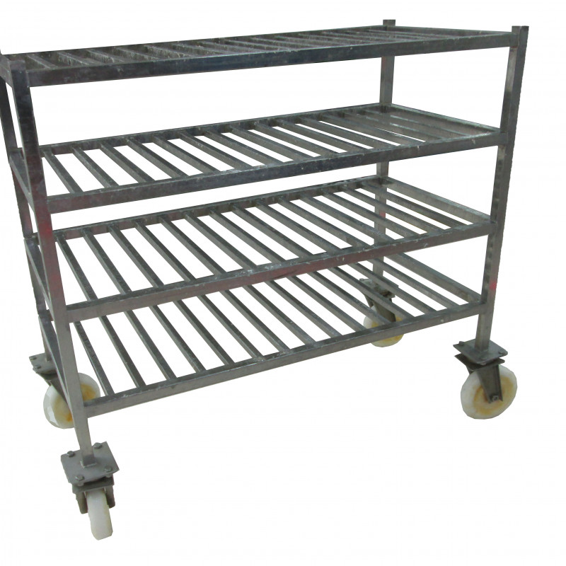 XE ĐẨY RỔ 4 TẦNG