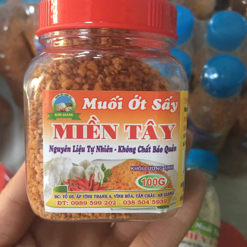 Muối ớt sấy miền tây Kim Giang