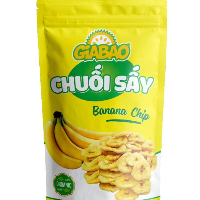 Chuối sấy Gia Bảo thùng 50 gói 100gr
