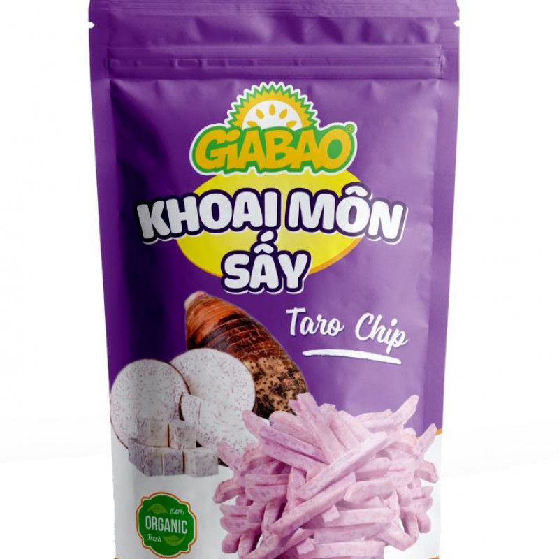 Khoai môn sấy Gia Bảo gói 100gr
