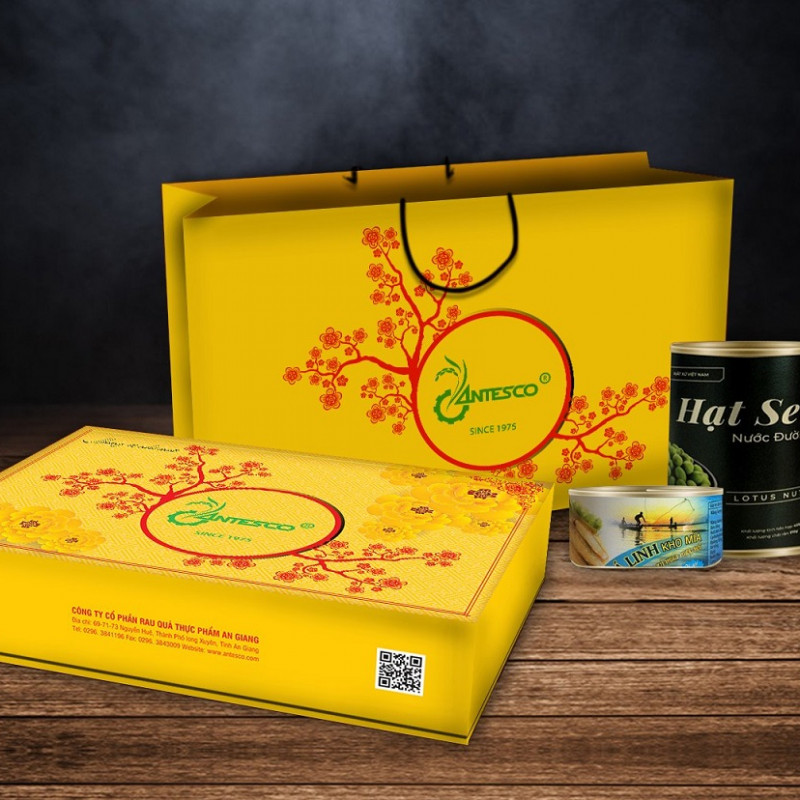 Bộ Sản phẩm Quà tặng (Hộp quà Hoa Mai vàng)