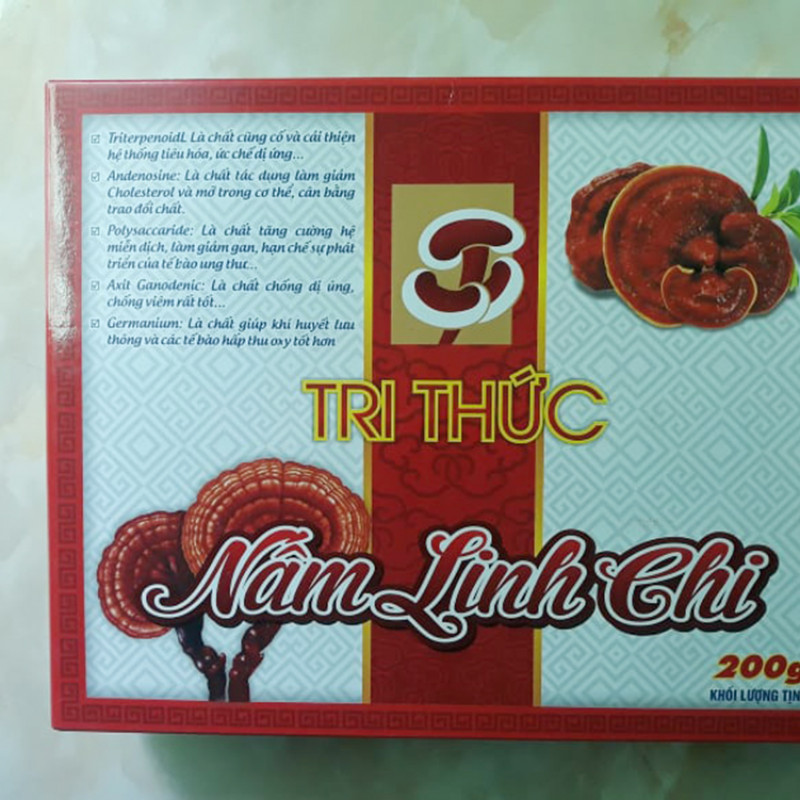 Nấm Linh Chi khô hiệu Tri Thức