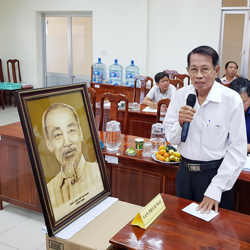 Tranh lá Thốt nốt